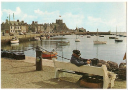 Lot De 3 CP. BARFLEUR. Le Port; Le Port (REPRODUCTION); Le Port Et Le Calvaire. - Barfleur