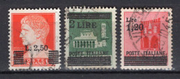 Z6390 - ITALIA LUOGOTENENZA SASSONE N°523/25 - Afgestempeld