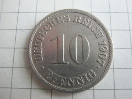 Germany 10 Pfennig 1907 J - 10 Pfennig