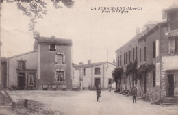 49 - MAINE ET LOIRE - LA JUBAUDIERE - Place De L'Eglise - 1928 - Très Bon état - Other & Unclassified