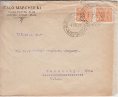 Lettera Da Italo Marchesini, Curityba, Brasil, 4 IX 1933 A USA - Storia Postale