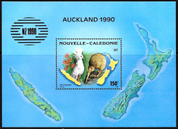 Nouvelle Calédonie 1990 - Yvert Et Tellier Nr. BF 10 - Michel Nr. Block 10 ** - Blokken & Velletjes