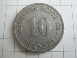 Germany 10 Pfennig 1913 D - 10 Pfennig