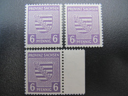 SBZ Nr. 76Ya+b+c, 1945, Postfrisch, BPP Geprüft, Mi 112€ *DEK116* - Nuovi