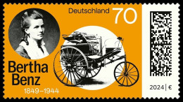 Germany 2024 Bertha Benz, Cars MNH Stamp - Regular Gum - Ongebruikt