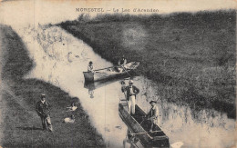 24-5765 : MORESTEL. LE LAC D'ARANDON. BARQUES. BATEAUX - Morestel