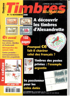 REVUE TIMBRES MAGAZINE N° 73 De Novembre 2006 - Francés (desde 1941)