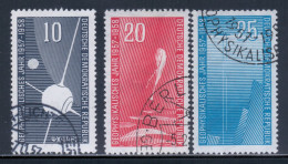 East Germany / DDR 1957-58 Mi# 603, 616-617 Used - International Geophysical Year / Space (I-II) - Europa