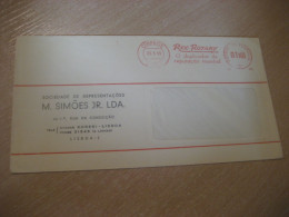 LISBOA 1959 Simoes Rex Rotary Duplicador Meter Mail Cancel Cover PORTUGAL - Storia Postale