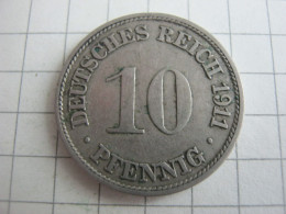 Germany 10 Pfennig 1911 G - 10 Pfennig