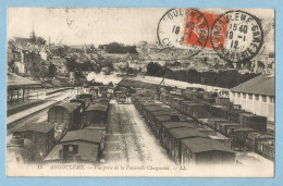 1248  CPA  ANGOULEME  (Charente)  Vue Prise De La Passerelle Chaignaud - Voie Ferrée  Wagons   ++++++ - Angouleme