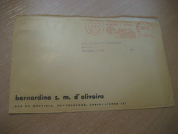 LISBOA 1959 To Figueira Da Foz EP Punçoes De Marcar Numeros E Letras Meter Mail Cancel Slight Damaged Cover PORTUGAL - Brieven En Documenten