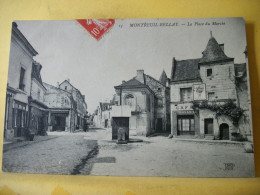 49 5808 CPA 1911 - 49 MONTREUIL BELLAY - LA PLACE DU MARCHE - ANIMATION - Montreuil Bellay