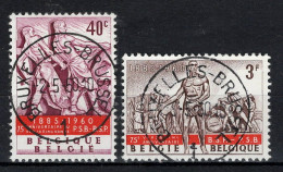 BELGIE: COB 1131/1132 GESTEMPELD. - Gebraucht