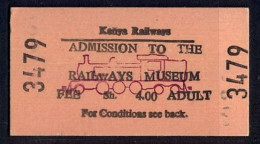 KENYA , RAIWAYS MUSEUM , TICKET DE FERROCARRIL , TREN , TRAIN , RAILWAYS - Welt