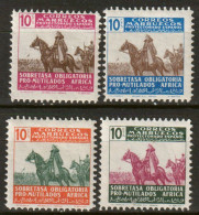 Marocco 1945 Beneficienza Y.T.51/54 **/*/MNH/MH VF - Maroc Espagnol