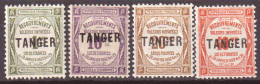 Marocco 1918 Segnatasse Y.T.42/45 */MH VF/F - Timbres-taxe