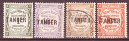 Marocco 1918 Segnatasse Y.T.42/45 */O/MH/Used VF/F - Timbres-taxe