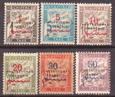 Marocco 1915 Segnatasse Y.T.17/22 */MH VF/F - Postage Due