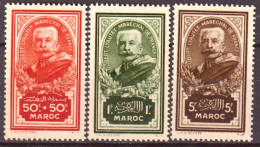 Marocco 1935 Y.T.150/52 */MH VF/F - Unused Stamps