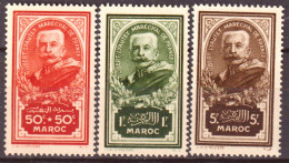 Marocco 1935 Y.T.150/52 */MH VF/F - Neufs