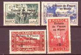 Marocco 1942 Y.T.200/03 **/MNH VF/F - Ongebruikt