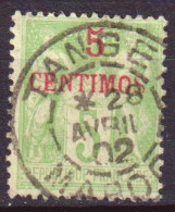 Marocco 1891 Y.T.2 O/Uesd VF/F - Gebraucht