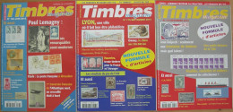 REVUE TIMBRES MAGAZINE Année 2015 (n° 168, 170 Et 173). - French (from 1941)