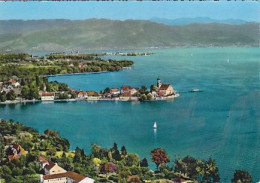 AK 216014 GERMANY - Wasserburg - Bodensee Mi Blick Auf Lindau - Wasserburg (Bodensee)