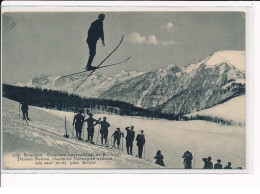 BRIANCON : Concours International De Ski (1907), Hansen Durban, Champion Norvégien Exécute Son Saut - Très Bon état - Briancon