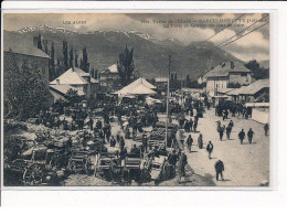 BARCELONNETTE : La Place Du Gravier Un Jour De Foire - Très Bon état - Barcelonnette