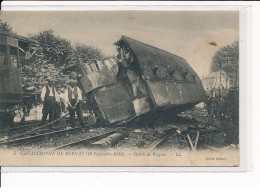 BERNAY : La Catastrophe Du 10 Septembre 1910, Débris De Wagons - Très Bon état - Bernay