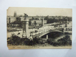 PARIS - Le Pont Alexandre III - Bruggen