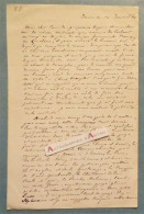 ● L.A.S 1860 André THEURIET Poète TOURS à Camille Fistié Pressigny Neuillé Château Lavallière Lettre Né Marly Le Roi - Schrijvers