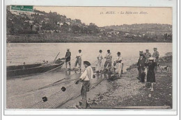 AGEN : La Pêche Aux Aloses (carte Un Peu Plus Petite Que Les Autres) - Très Bon état - Agen