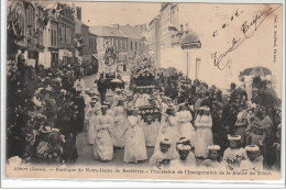 ALBERT : Basilique De Notre Dame De Brebières - Procession De L'inauguration De La Statue Du Dôme - Très Bon état - Albert