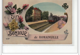 Un Bonjour De ROMAINVILLE - Très Bon état - Romainville