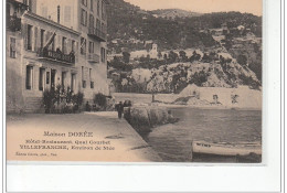 VILLEFRANCHE SUR MER - Maison Dorée - Hôtel-Restaurant Quai Courbet - Très Bon état - Villefranche-sur-Mer