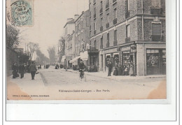 VILLENEUVE SAINT GEORGES - Rue Paris - Très Bon état - Villeneuve Saint Georges