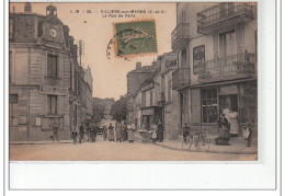 VILLIERS SUR MARNE - La Rue De Paris - Très Bon état - Villiers Sur Marne