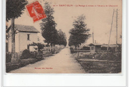 SAINT BLIN - Le Passage à Niveau Et L'Avenue De Chaumont - Très Bon état - Otros & Sin Clasificación