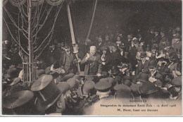 SURESNES : Inauguration Du Monument Emile ZOLA En 1908 - Très Bon état - Autres & Non Classés