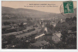 SAINT SULPICE LAURIERE : Vue Panoramique De La Gare Du Dépôt Et Du Mont Chatelard - Très Bon état - Other & Unclassified