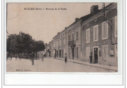 SAINT CLAR - Avenue De La Poste - Très Bon état - Vic-Fezensac