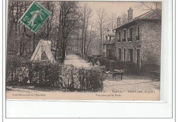 SAINT LEU - En Forêt - Hôtel Restaurant Café De L'Eauriette - Vue Prise Par La Forêt - Très Bon état - Saint Leu La Foret