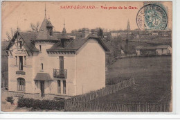 SAINT LEONARD : Vue Prise De La Gare - Très Bon état - Saint Leonard De Noblat