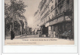 SAINT MANDE  - Le Haut De La Grande Rue De La République - Très Bon état - Saint Mande