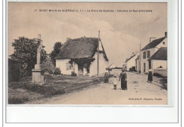 SAINT MALO DE GUERSAC - La Croix De Guersac - Calvaire Et Rue Principale - Très Bon état - Sonstige & Ohne Zuordnung