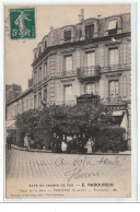 PONTOISE : Place De La Gare - E. Rabourdin, Café Du Chemin De Fer - Très Bon état - Pontoise