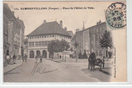 RAMBERVILLERS : Place De L'hôtel De Ville - Très Bon état - Rambervillers